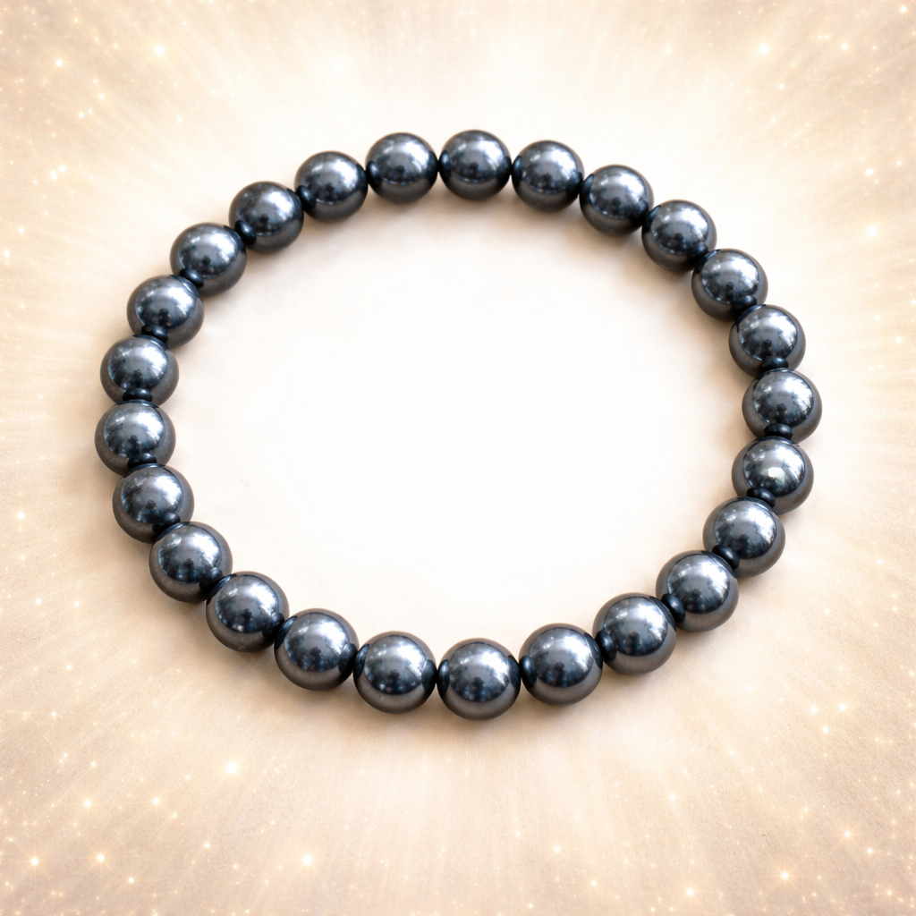 Raw Pyrite Bracelet with FREE Raw Selenite Plate